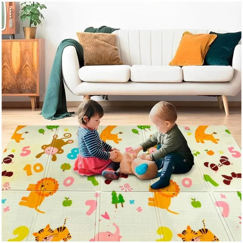 Dulce Girasol- 🌟 ¡Alfombra Antigolpes Plegable Reversible! 🌟