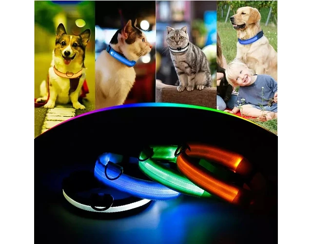 Dulce Girasol- ✨ Collar LED para Mascotas: ¡Visibilidad y Estilo en Cada Paso! 🐾