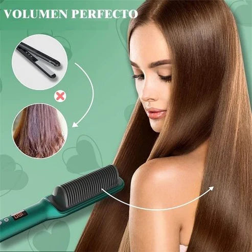 Dulce Girasol- Plancha de Pelo 2 en 1: Tecnología de Iones Negativos y Calentamiento Rápido 💆‍♀️