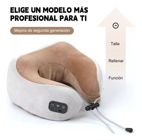 Dulce Girasol- 🌟 Masajeador Almohada Eléctrico: Alivio Instantáneo para tu Cuello 🌟