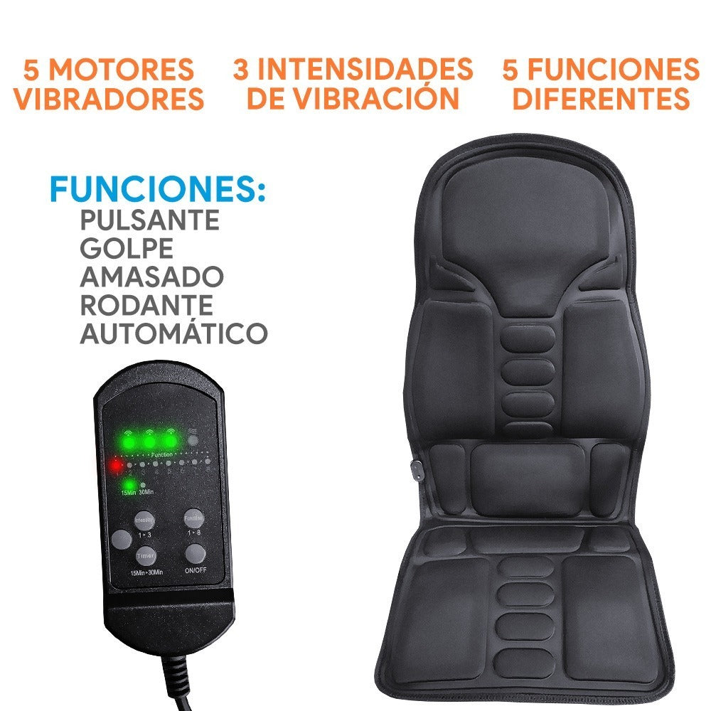 Dulce Girasol- 🚗✨ Masajeador De Auto Vibratorio Con 5 Niveles ✨🚗